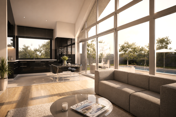 Projekt domu Lancaster DCB104 - parterowy dom o powierzchni 84,33 m², dach dwuspadowy - ujęcie 5