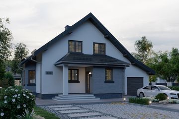  Projekt domu APS 126 (LUA1170) - projekt domu parterowego z poddaszem - Zdjęcie 4