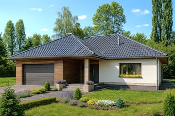  Projekt domu HG-H7G (KRM1083) - projekt domu parterowego - Zdjęcie 2