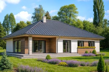  Projekt domu HG-H7G (KRM1083) - projekt domu parterowego - Zdjęcie 1