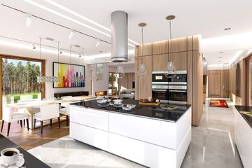  Projekt domu z widokiem (WAH1596) - projekt domu z pełnym piętrem - Zdjęcie 8