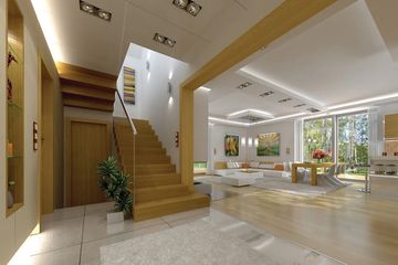  Projekt domu Party wariant B (WAH1601) - projekt domu parterowego z poddaszem - Zdjęcie 6