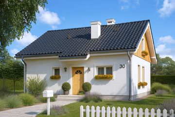  Projekt domu Zosia 2 (WAH1610) - projekt domu parterowego - Zdjęcie 1