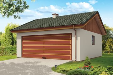  Projekt garażu BG13 (WAH1636) - projekt garażu parterowego - Zdjęcie 1