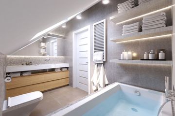  Projekt domu D186 (WAI1373) - projekt domu parterowego z poddaszem - Zdjęcie 5