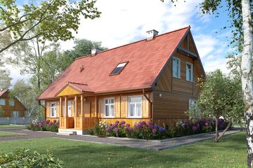  Projekt domu Szpak dr-S (BSA1276) - projekt domu parterowego z poddaszem - Zdjęcie 15