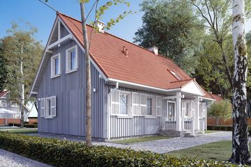  Projekt domu Szpak dr-S (BSA1276) - projekt domu parterowego z poddaszem - Zdjęcie 8