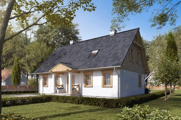  Projekt domu Szpak dr-S (BSA1276) - projekt domu parterowego z poddaszem - Zdjęcie 4