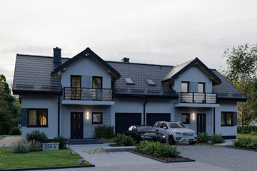  Projekt domu APS 254 dwulokalowy (LUA1287) - projekt domu parterowego z poddaszem - Zdjęcie 3