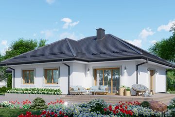  Projekt domu APS 151 (LUA1178) - projekt domu parterowego - Zdjęcie 2