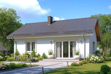  Projekt domu APS 244 (LUA1301) - projekt domu parterowego - Zdjęcie 2