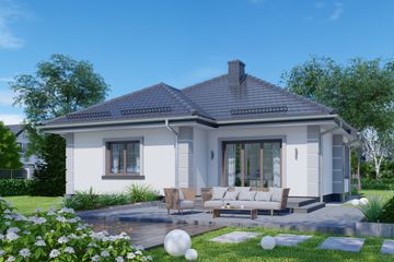  Projekt domu APS 152 (LUA1179) - projekt domu parterowego - Zdjęcie 2