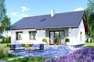  Projekt domu APS 239 (LUA1306) - projekt domu parterowego - Zdjęcie 3