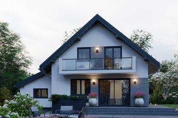  Projekt domu APS 227 (LUA1312) - projekt domu parterowego z poddaszem - Zdjęcie 4