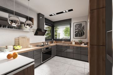 Projekt domu APS 198 - parterowy z poddaszem dom o powierzchni 127,20 m², dach dwuspadowy - ujęcie 4