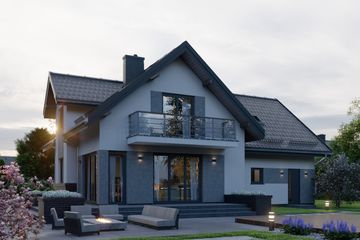  Projekt domu APS 232 + 2G (LUA1326) - projekt domu parterowego z poddaszem - Zdjęcie 4