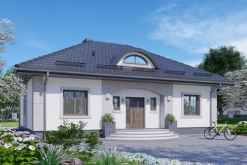  Projekt domu APS 200 (LUA1333) - projekt domu parterowego - Zdjęcie 1