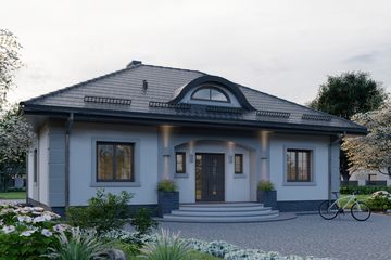  Projekt domu APS 200 (LUA1333) - projekt domu parterowego - Zdjęcie 3