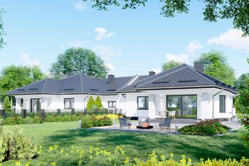  Projekt domu APS 093 B (LUA1357) - projekt domu parterowego - Zdjęcie 2