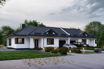  Projekt domu APS 093 B (LUA1357) - projekt domu parterowego - Zdjęcie 3