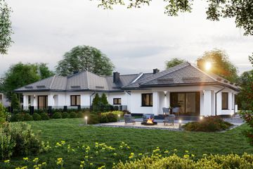  Projekt domu APS 093 B (LUA1357) - projekt domu parterowego - Zdjęcie 4