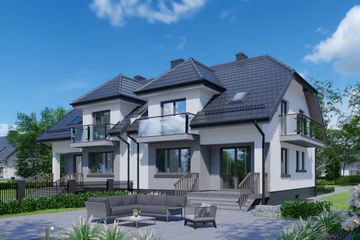  Projekt domu APS 122 (LUA1358) - projekt domu parterowego z poddaszem - Zdjęcie 2