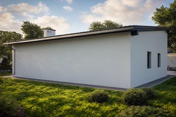  Projekt garażu G142 - Budynek garażowo - gospodarczy (PRA1214) - projekt garażu parterowego - Zdjęcie 2