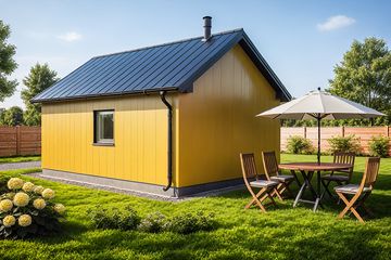  Projekt budynku gospodarczego G203 - Budynek gospodarczy (PRA1222) - projekt budynku parterowego - Zdjęcie 2