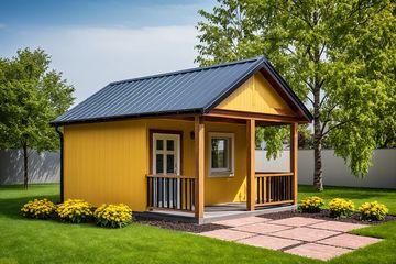  Projekt budynku gospodarczego G228 - Budynek gospodarczy (PRA1227) - projekt budynku parterowego - Zdjęcie 1