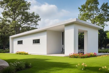  Projekt garażu G189 - Budynek garażowy (PRA1230) - projekt garażu parterowego - Zdjęcie 2