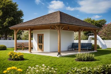  Projekt budynku gospodarczego G125 - Budynek gospodarczy (PRA1234) - projekt budynku parterowego - Zdjęcie 1