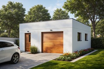  Projekt budynku gospodarczego G176 - Budynek garażowo - gospodarczy (PRA1251) - projekt budynku parterowego - Zdjęcie 1