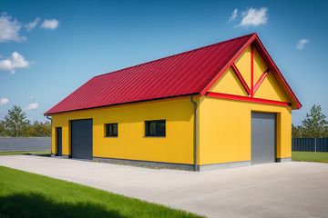  Projekt budynku gospodarczego G224 - Budynek gospodarczy (PRA1254) - projekt budynku parterowego - Zdjęcie 1