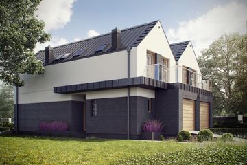  Projekt domu D219B (WAI1361) - projekt domu parterowego z poddaszem - Zdjęcie 3