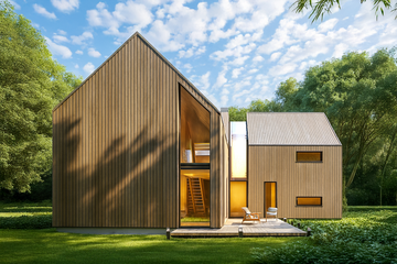  Projekt domu House x03 (WRG1047) - projekt domu parterowego z poddaszem - Zdjęcie 1