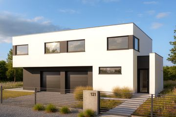  Projekt domu B-121 (PZB1020) - projekt domu z pełnym piętrem - Zdjęcie 1