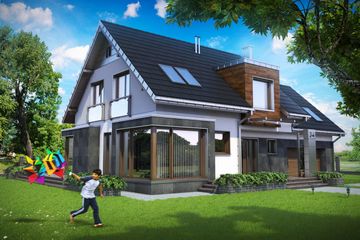  Projekt domu Solaris (1420) (KRD2602) - projekt domu parterowego z poddaszem - Zdjęcie 5