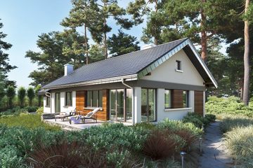  Projekt domu Milan (1431) (KRD2604) - projekt domu parterowego - Zdjęcie 4