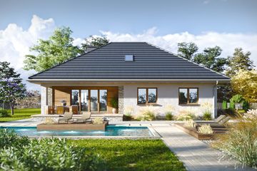  Projekt domu Regina Rex (1435) (KRD2605) - projekt domu parterowego - Zdjęcie 3