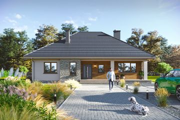  Projekt domu Regina Rex (1435) (KRD2605) - projekt domu parterowego - Zdjęcie 6