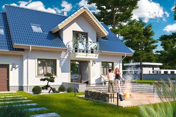  Projekt domu Izadora II (WOE1071) - projekt domu parterowego z poddaszem - Zdjęcie 4