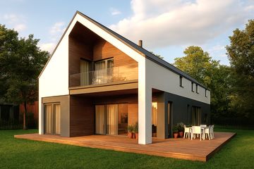  Projekt domu FX-38 (PZB1024) - projekt domu parterowego z poddaszem - Zdjęcie 4