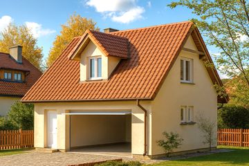  Projekt garażu WB-3865 (KRA3636) - projekt garażu parterowego - Zdjęcie 1