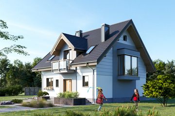  Projekt domu Axel Polo (1410) (KRD2611) - projekt domu parterowego z poddaszem - Zdjęcie 2