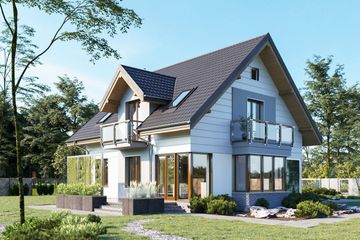  Projekt domu Axel Polo (1410) (KRD2611) - projekt domu parterowego z poddaszem - Zdjęcie 3