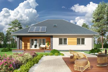  Projekt domu Regina Ultra (1426) (KRD2613) - projekt domu parterowego - Zdjęcie 3