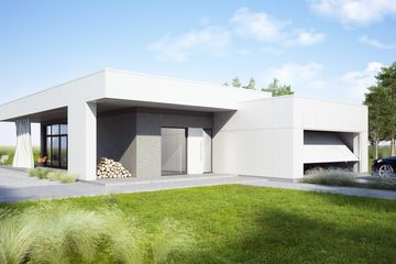  Projekt domu House 11.1 (WRG1051) - projekt domu parterowego - Zdjęcie 3