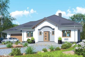  Projekt domu APS 267 (LUA1359) - projekt domu parterowego - Zdjęcie 1