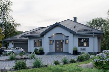  Projekt domu APS 267 (LUA1359) - projekt domu parterowego - Zdjęcie 3