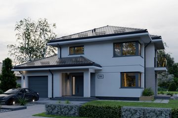  Projekt domu APS 266 (LUA1363) - projekt domu z pełnym piętrem - Zdjęcie 3